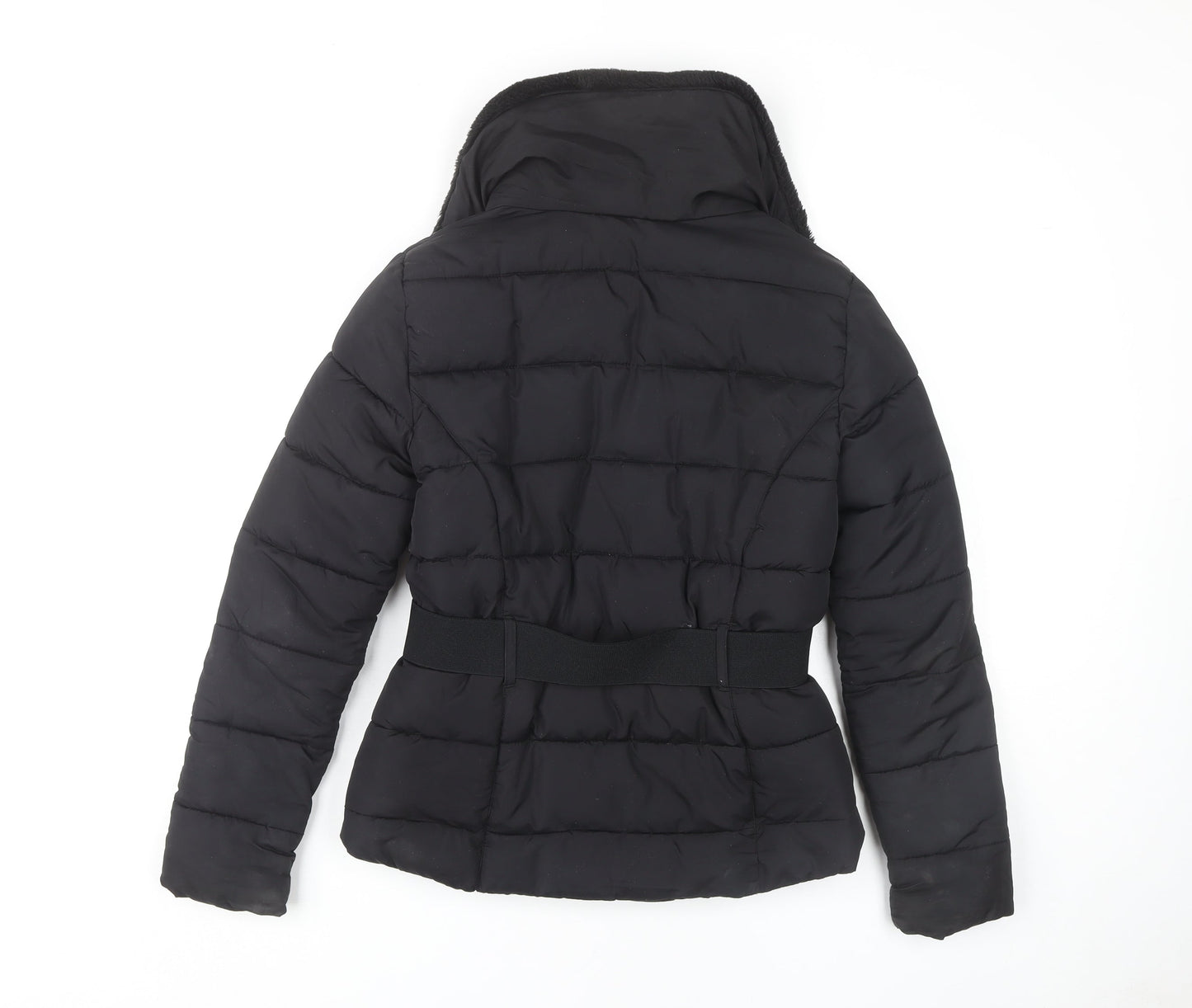Womens UK Size 6 Divided Black Puffer Jacket