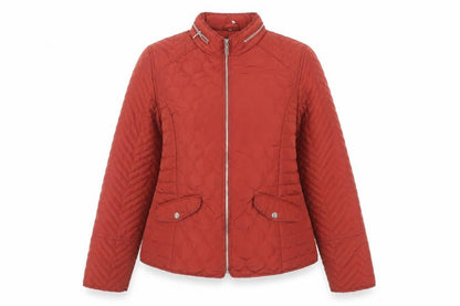 Womens UK Size 14 Debenhams Red Quilted Coat