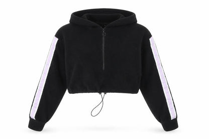 Womens UK Size M ASOS Black Full Zip Hoodie