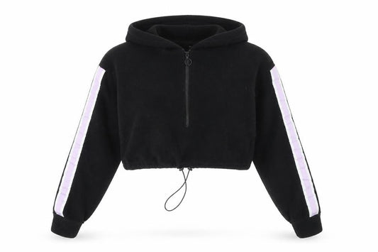 Front view of ASOS Women's Black Full Zip Hoodie -, size M