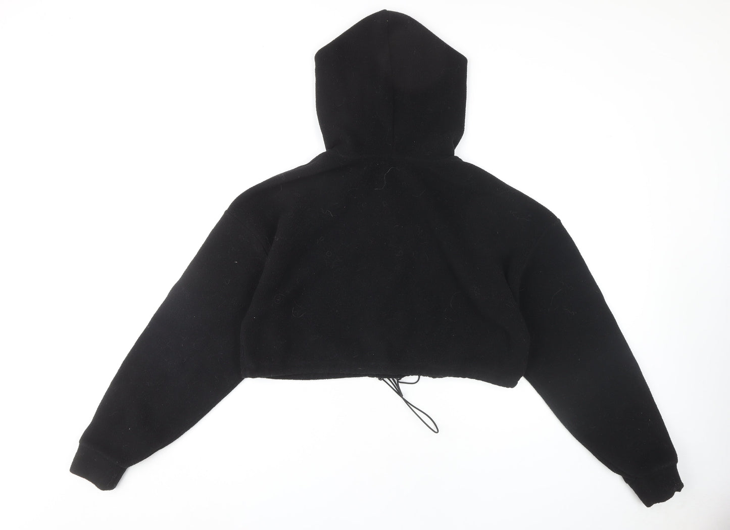 Womens UK Size M ASOS Black Full Zip Hoodie