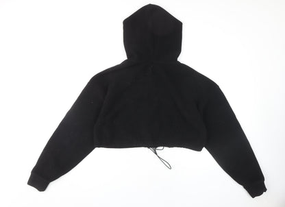 Womens UK Size M ASOS Black Full Zip Hoodie