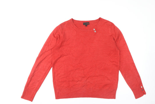 Womens UK Size 18 NEXT Red Pullover Jumper