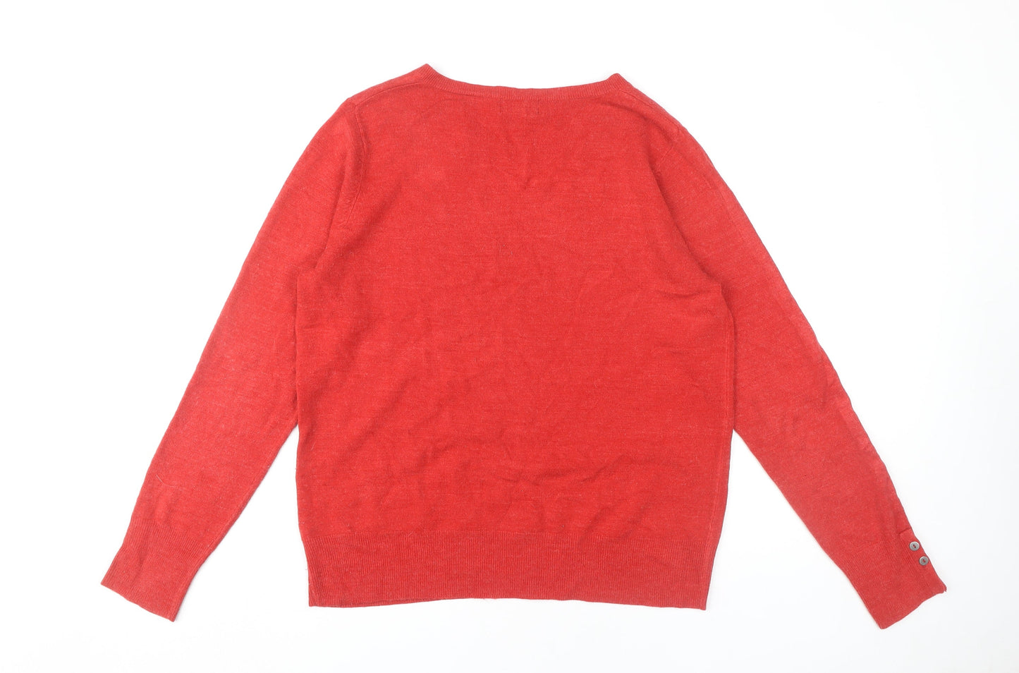Womens UK Size 18 NEXT Red Pullover Jumper