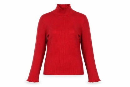 Womens UK Size L Stradivarius Red Pullover Jumper