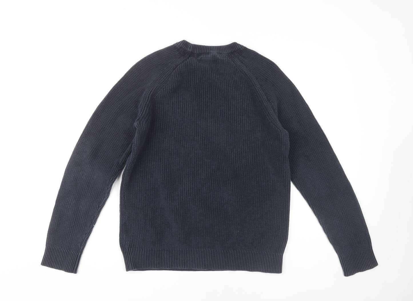 Selected Homme Men's Blue Pullover Jumper, Size L