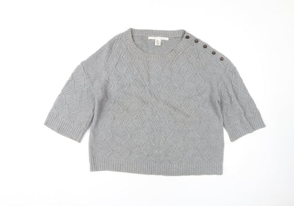 Womens UK Size L Max Studio Grey Pullover Jumper