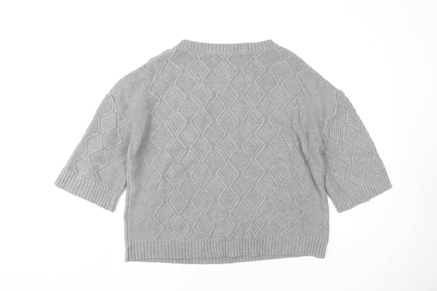 Womens UK Size L Max Studio Grey Pullover Jumper