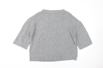 Womens UK Size L Max Studio Grey Pullover Jumper