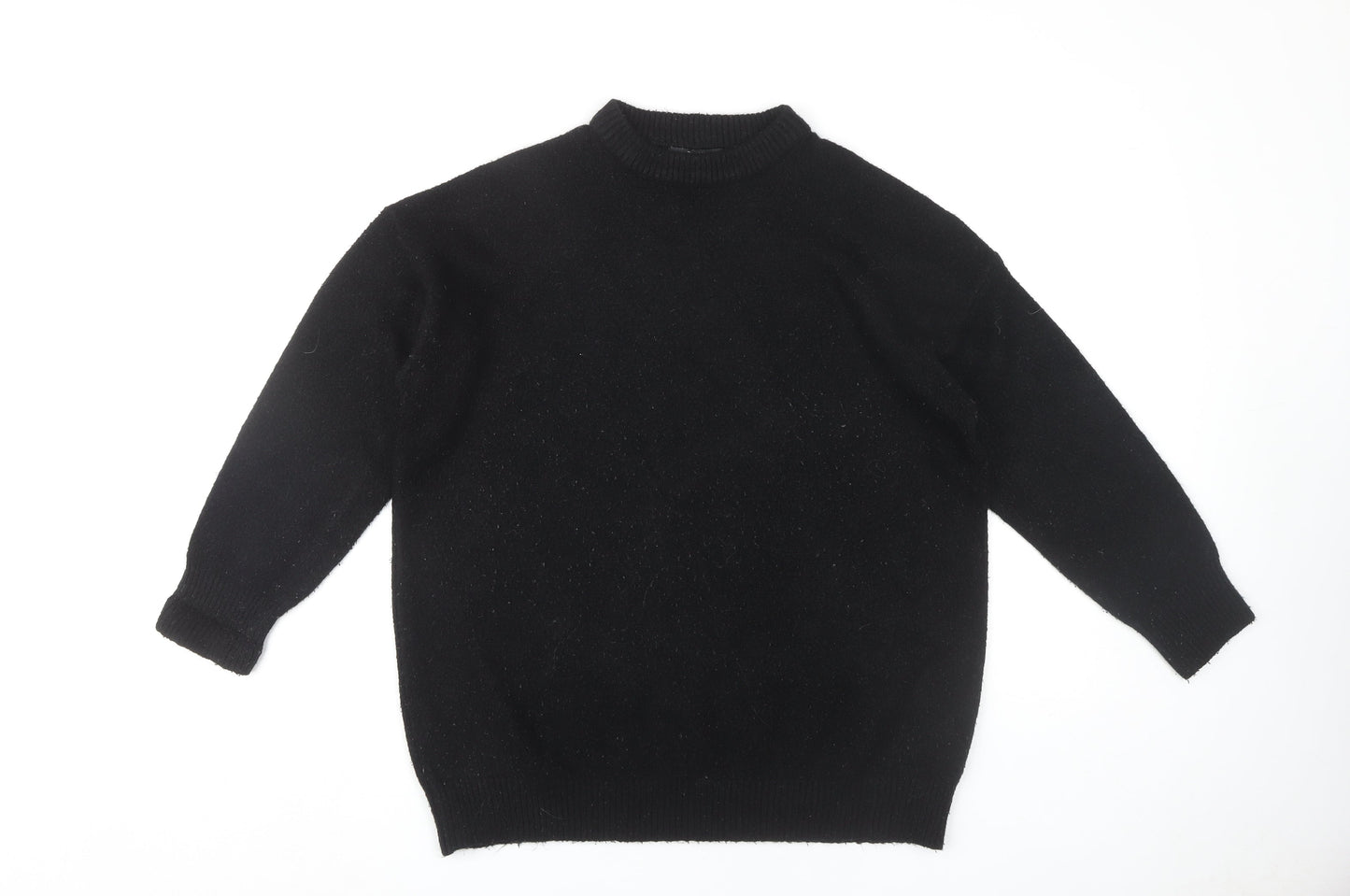 Womens UK Size S Bershka Black Pullover Jumper