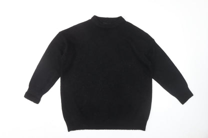 Womens UK Size S Bershka Black Pullover Jumper