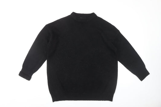 Womens UK Size S Bershka Black Pullover Jumper
