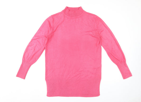 Womens UK Size M Marks and Spencer Pink Pullover Jumper