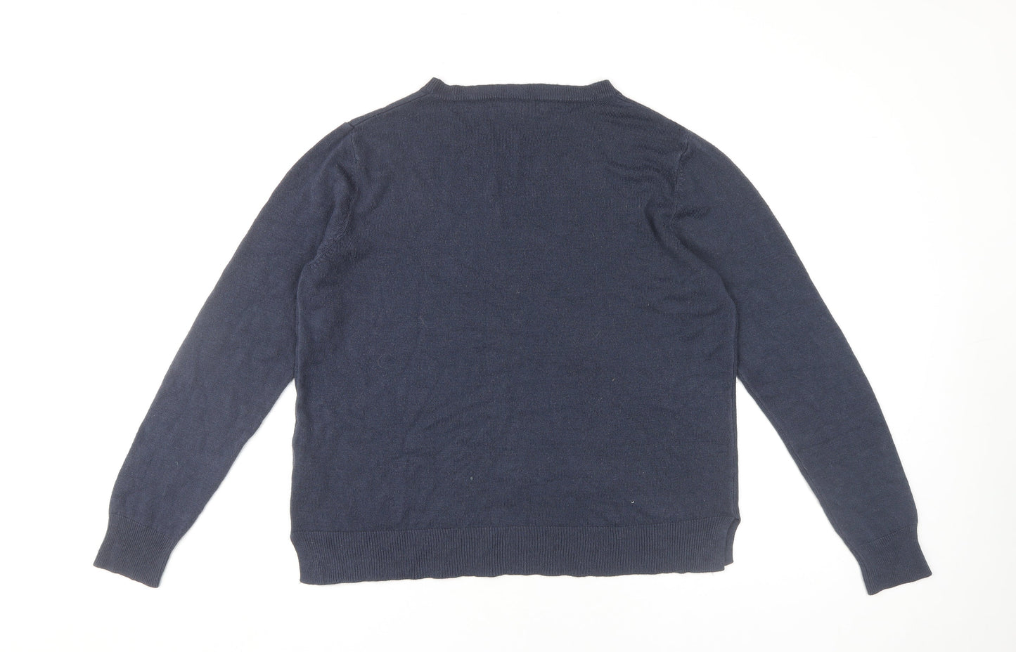 Womens UK Size 16 Marks and Spencer Blue Pullover Jumper