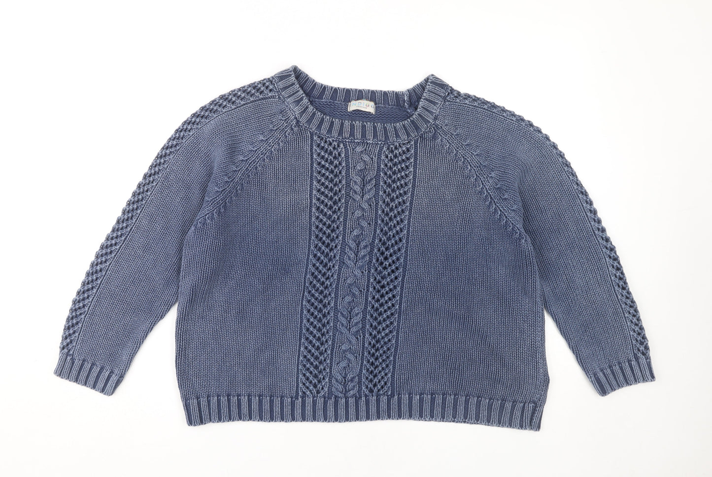 Womens UK Size 18 Marks and Spencer Blue Pullover Jumper