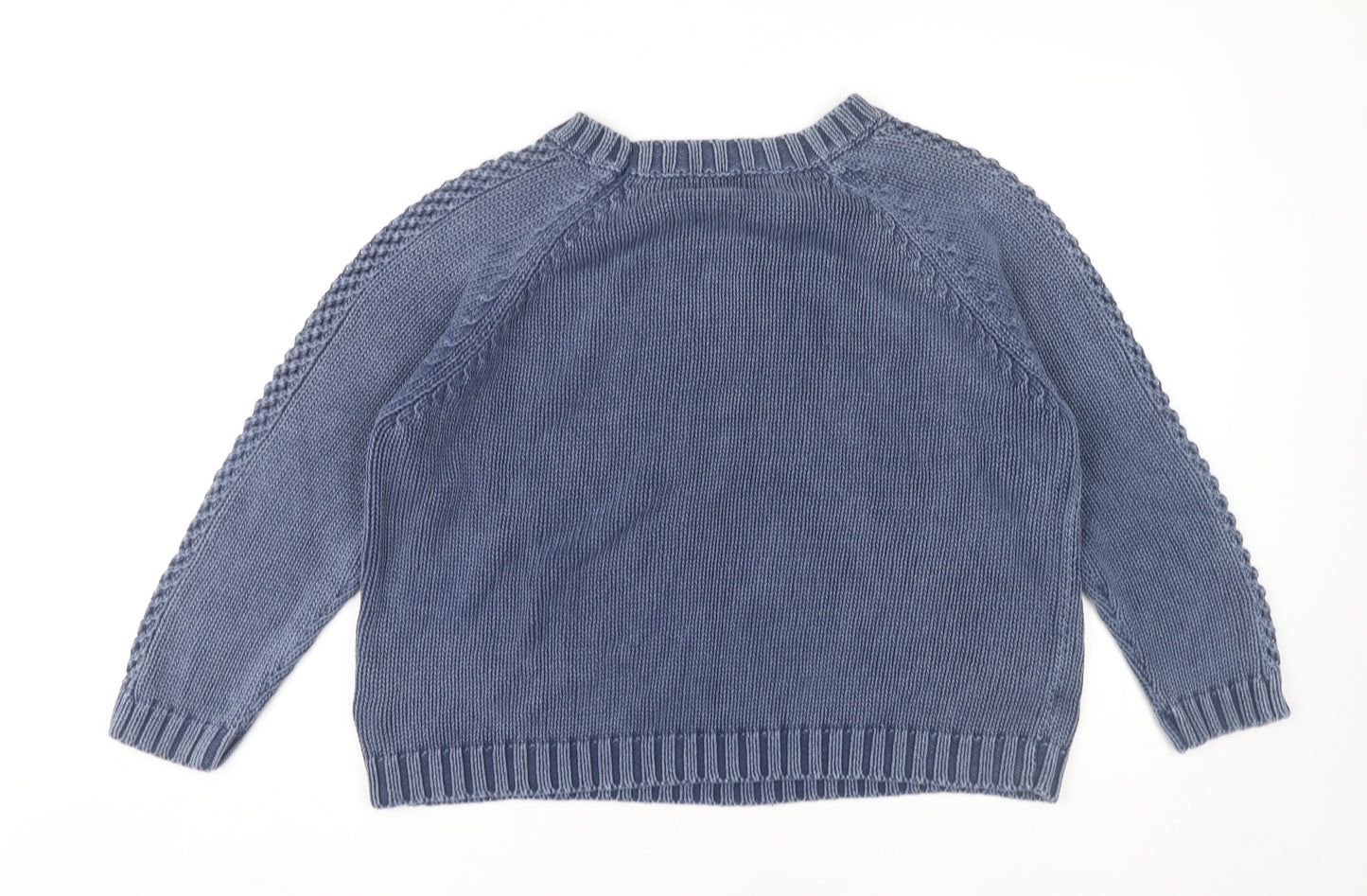 Womens UK Size 18 Marks and Spencer Blue Pullover Jumper