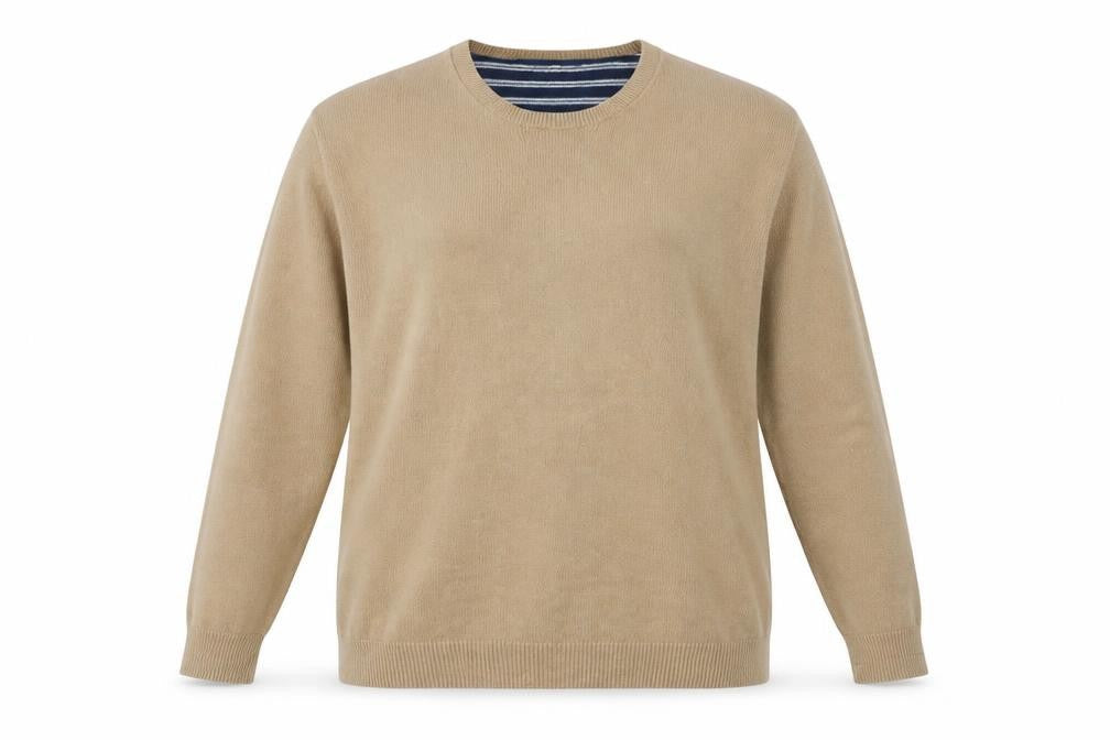 Womens UK Size L Marks and Spencer Beige Pullover Jumper