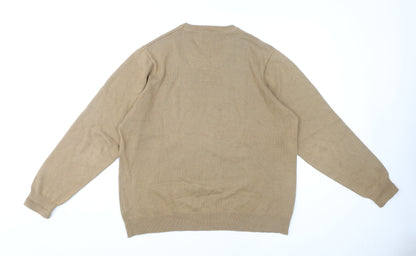Womens UK Size L Marks and Spencer Beige Pullover Jumper