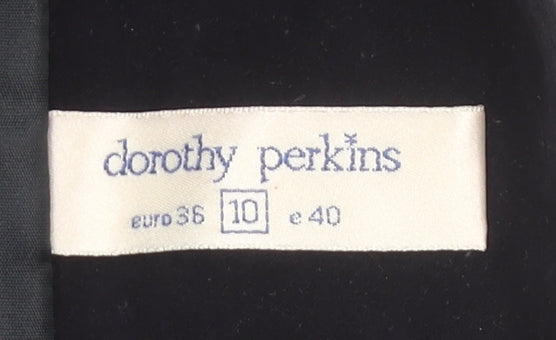 Womens UK Size 10 Dorothy Perkins Blue Basic Jacket