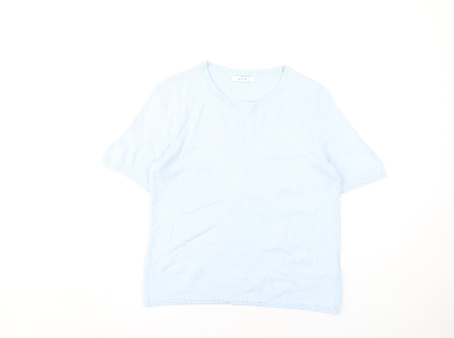 Womens UK Size 10 Marks and Spencer Blue Pullover Jumper