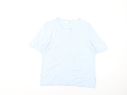 Womens UK Size 10 Marks and Spencer Blue Pullover Jumper
