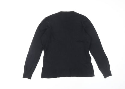 Womens UK Size L M&Co Black Pullover Jumper