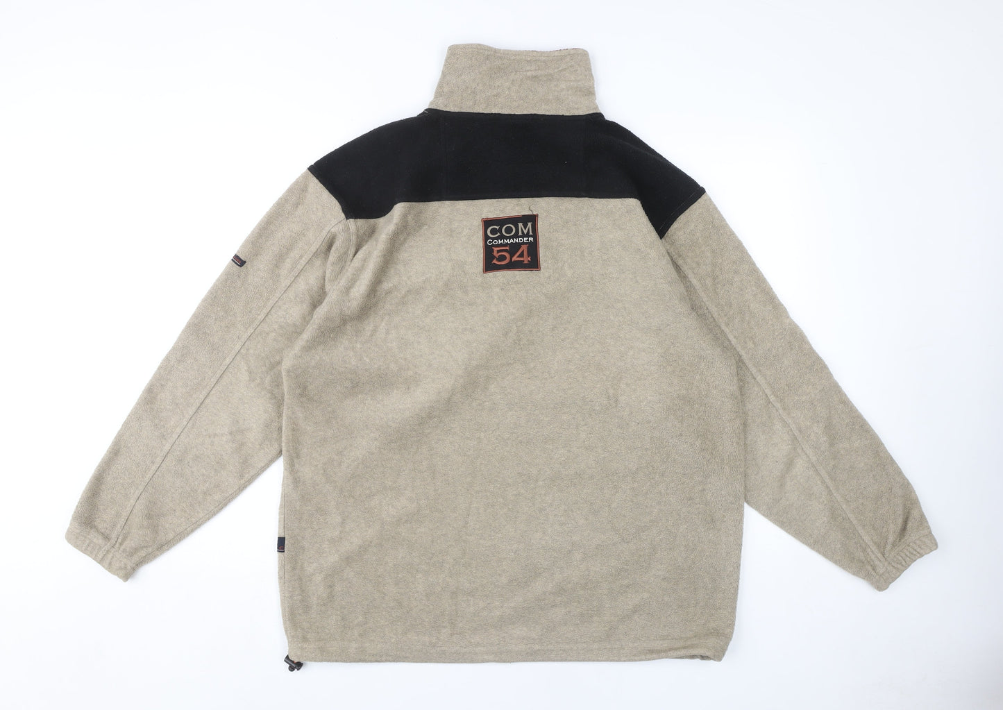 Commander Men's Beige M 1/4 Zip Sweatshirt Long Sleeve