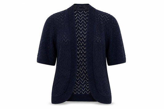 Womens UK Size S Autonomy Blue Cardigan Jumper