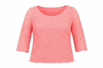 Womens UK Size 14 Marks and Spencer Pink Basic Blouse