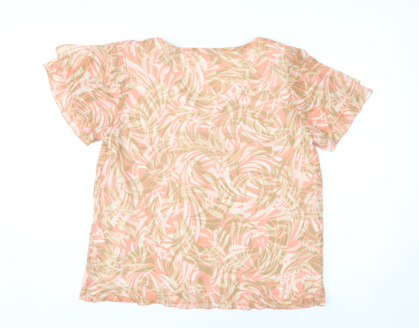 Womens UK Size 16 Marks and Spencer Multicoloured Basic Blouse