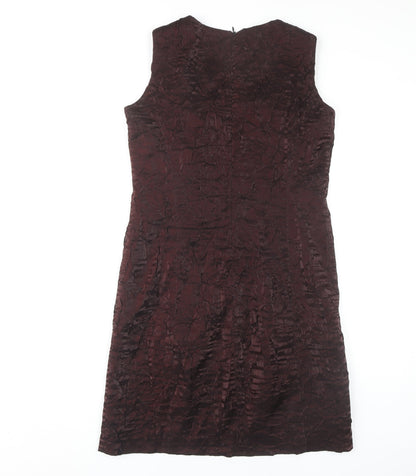 NIL'S Paris Women's Brown Sheath Dress Size 10