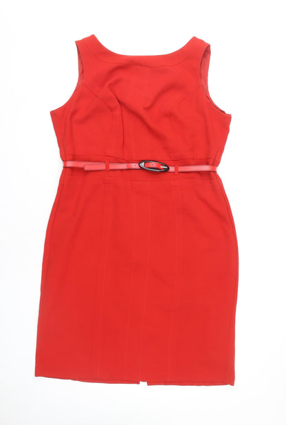 Marks and Spencer Women's Red Sleeveless Dress Size 18