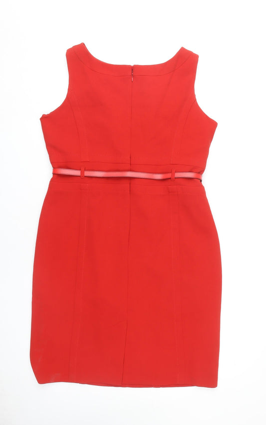 Marks and Spencer Women's Red Sleeveless Dress Size 18