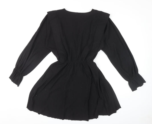 Zara Women Black Long Sleeve Dress Size 12