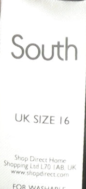 South Women's Grey Pinstripe Blazer Size 16