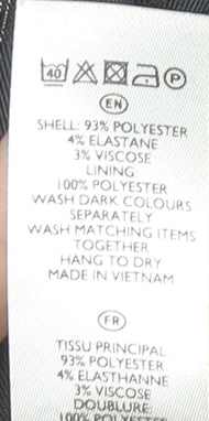 South Women's Grey Pinstripe Blazer Size 16