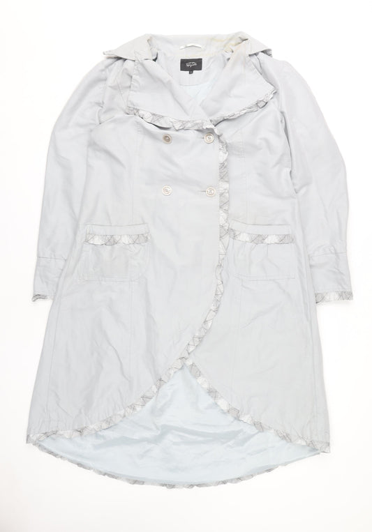 Per Una Women's Grey Trench Coat Size 16