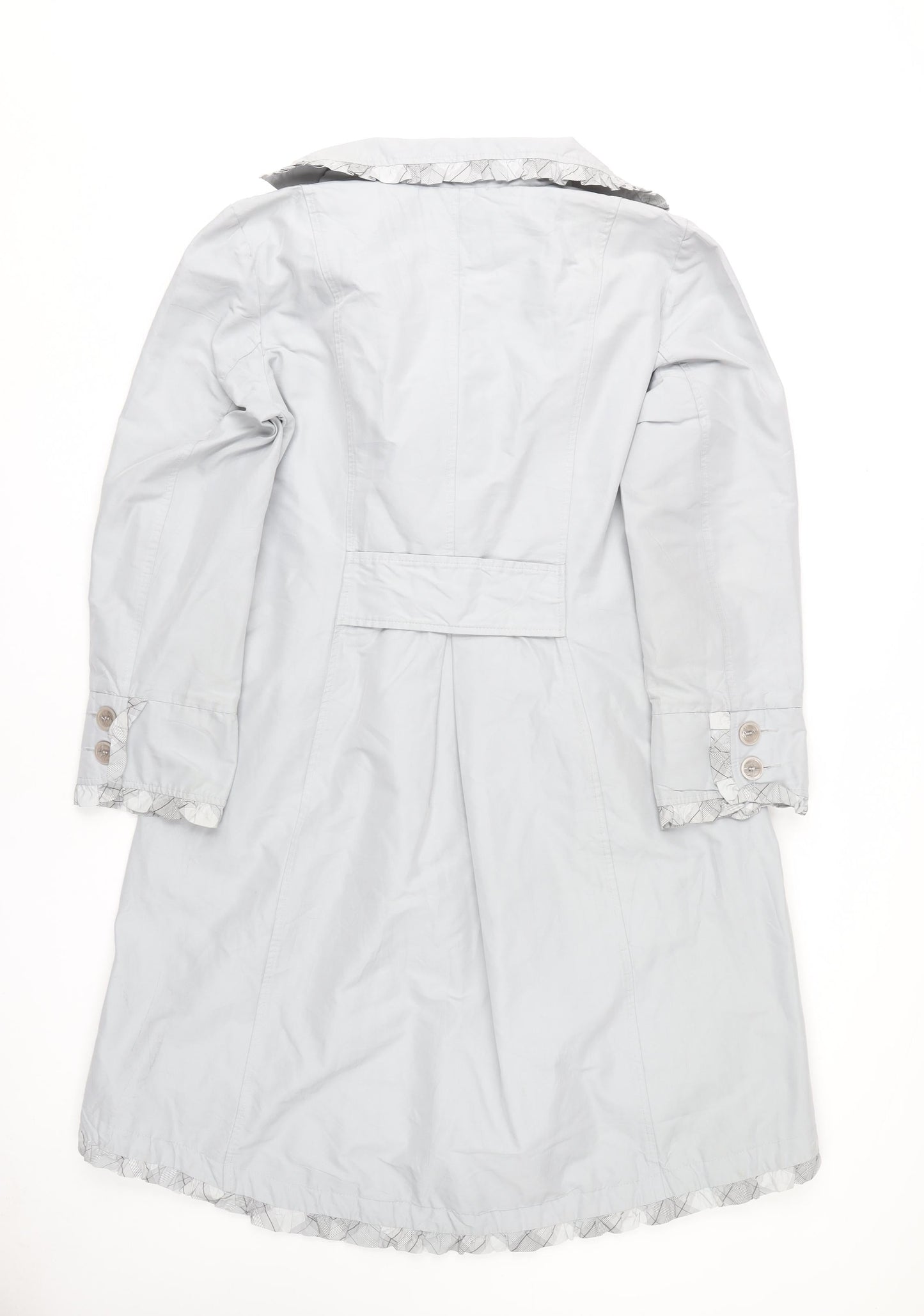 Womens UK Size 16 Per Una Grey Trench Coat