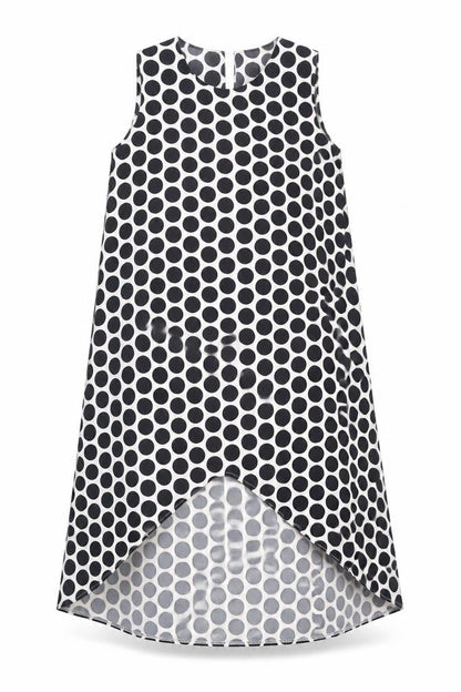 Collection London Women's Black Polka Dot Shift Dress