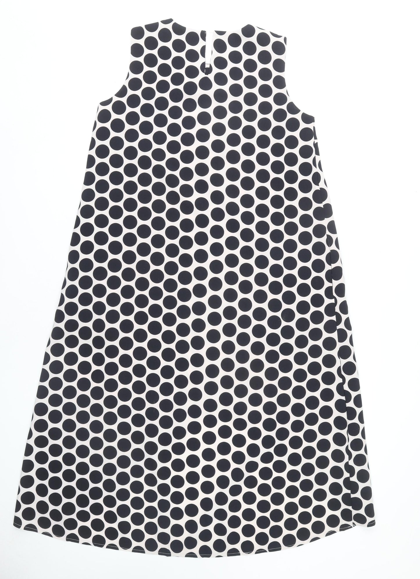 Collection London Women's Black Polka Dot Shift Dress