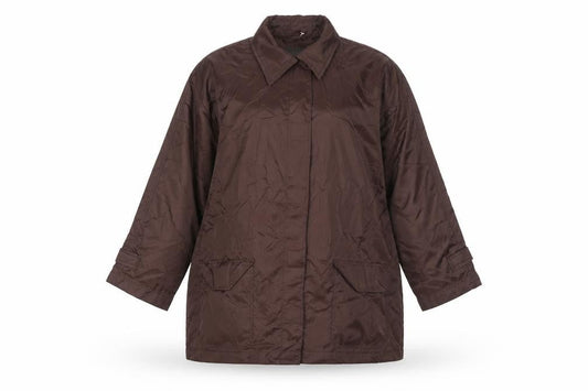 Womens UK Size One Size Linea Brown Basic Jacket