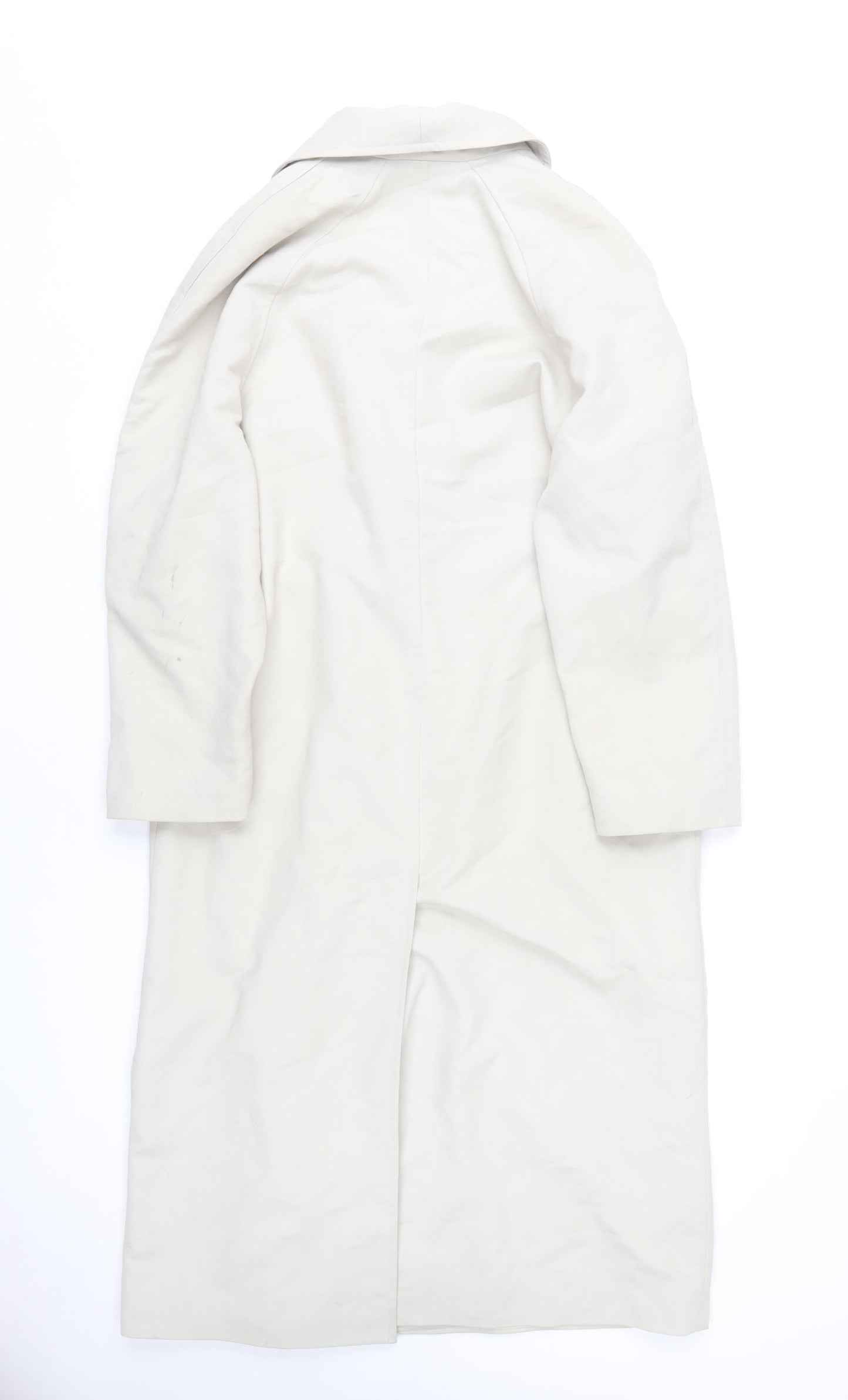 Womens UK Size 10 BHS Ivory Overcoat