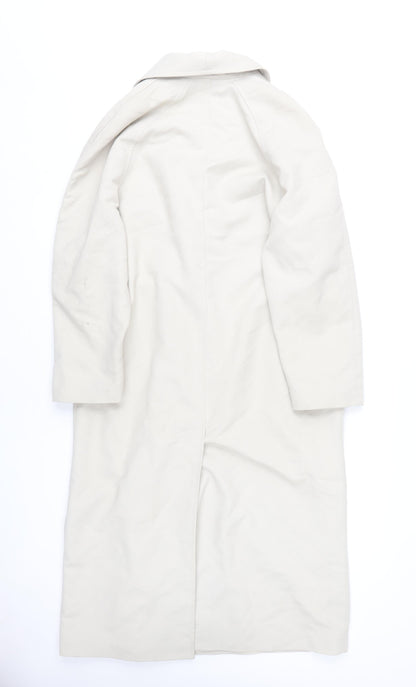 Womens UK Size 10 BHS Ivory Overcoat