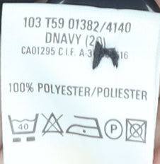 St Michael Women's Blue Single-Breasted Jacket UK 20