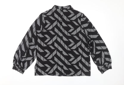 Womens UK Size 14 Marks and Spencer Black Basic Blouse