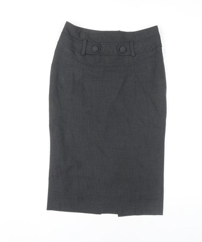 Next Womens Black Pencil Skirt Size 8
