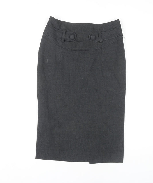 Next Womens Black Pencil Skirt Size 8