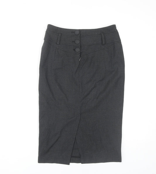 Next Womens Black Pencil Skirt Size 8