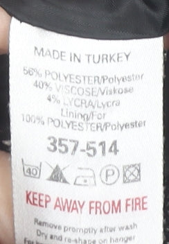 Next Womens Black Pencil Skirt Size 8