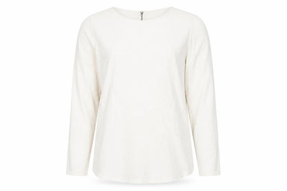 Womens UK Size S Mango White Basic Blouse